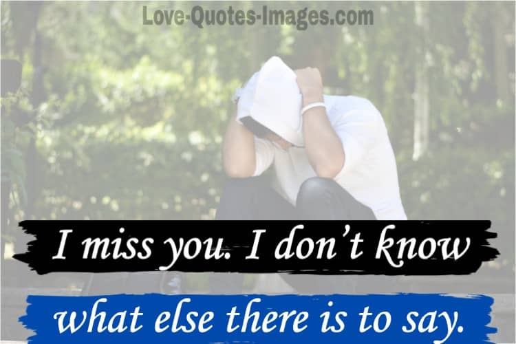 I Miss You Quotes For Couple