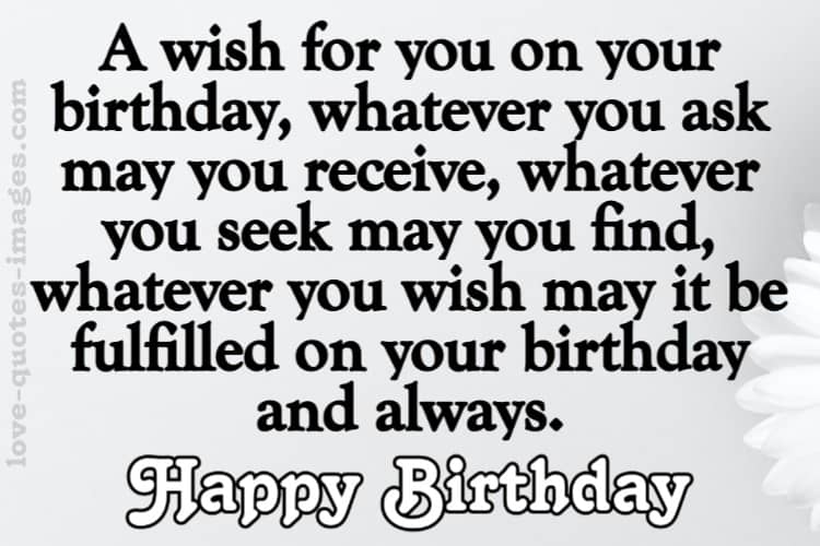Happy Birthday Quotes Images