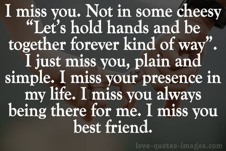 i miss you my love