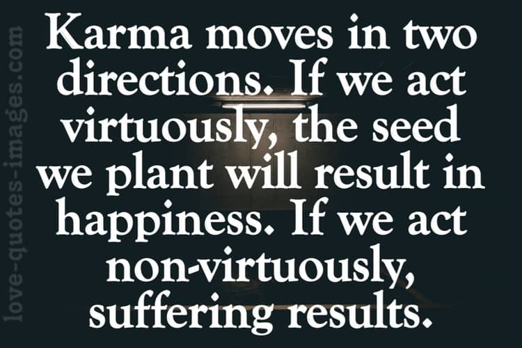 short karma quotes