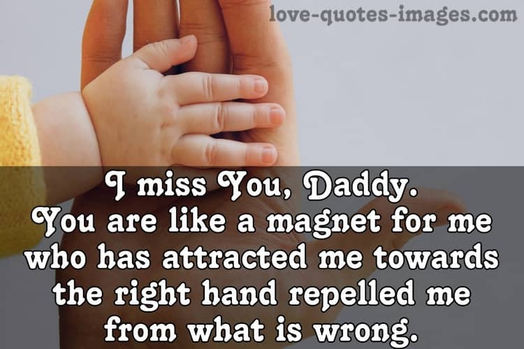 I miss you daddy girl