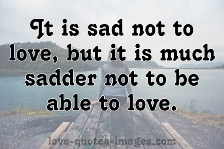 Sad Quotes About Love