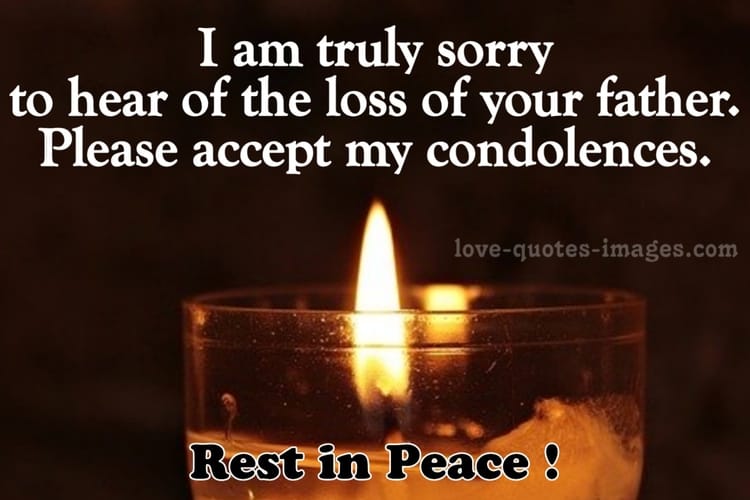 rest in peace message