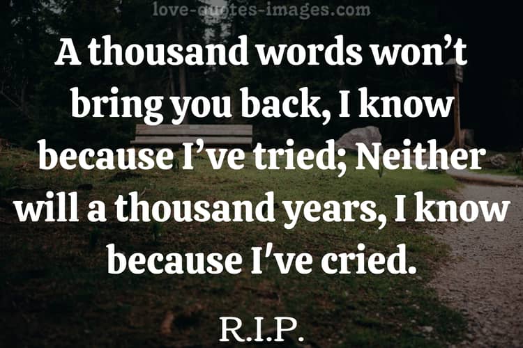 rest in peace quotes