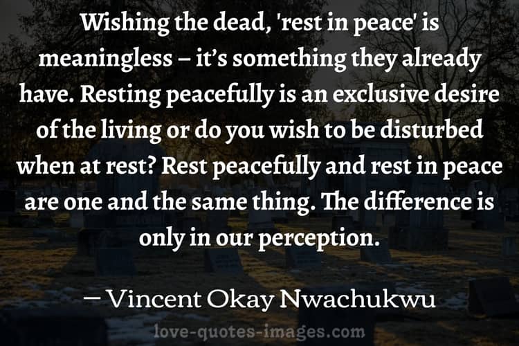 rest in peace quotes in english