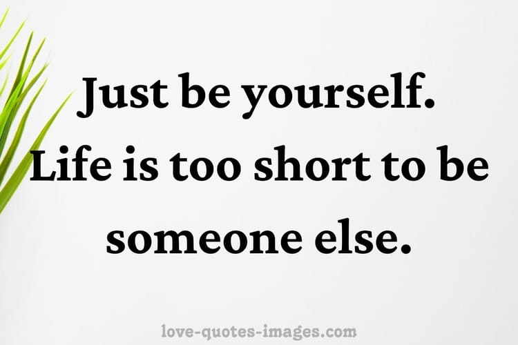 be yourself quotes