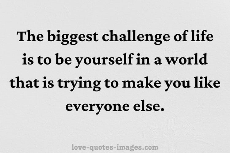 being yourself quotes