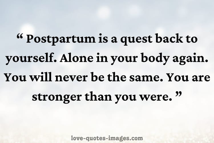 Postpartum Body Positive Quotes