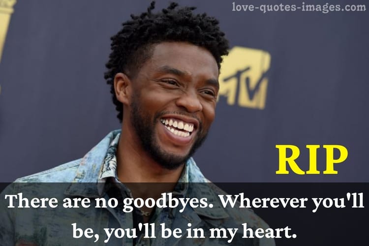 Rest in peace Chadwick Aaron Boseman (Black Panther)