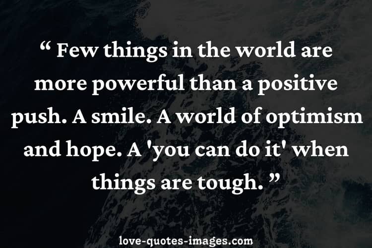 positive thoughts about life