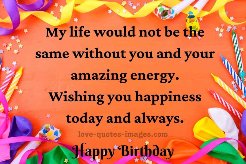 Happy Birthday Quotes in English » Love Quotes Images