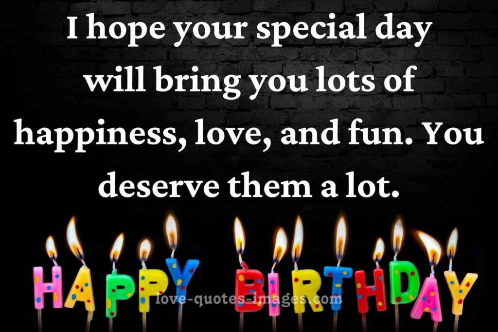 happy birthday quotes in english