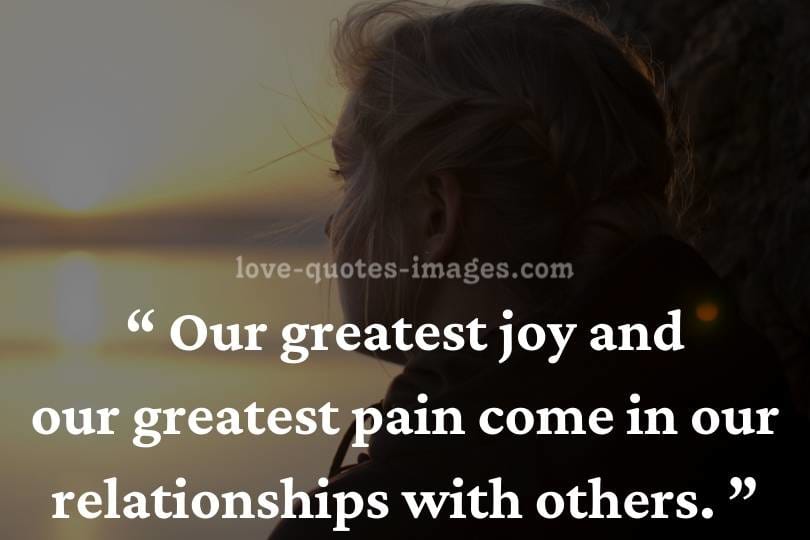 sad quotes for love pain