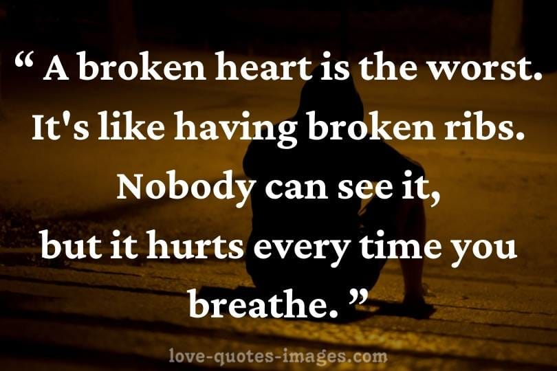 sad quotes for love pain