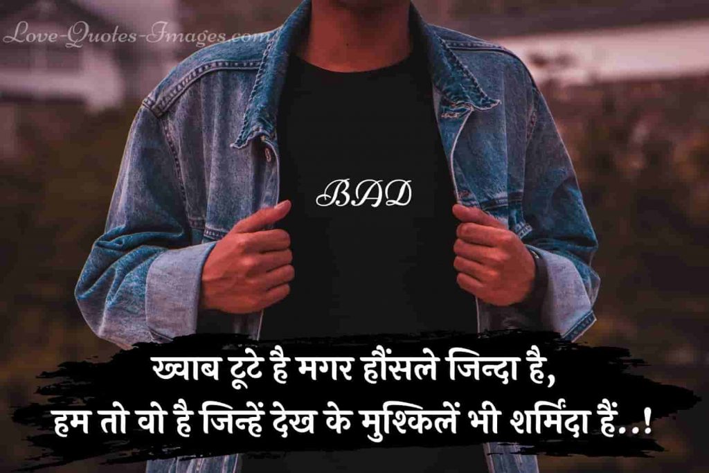 attitude status in hindi