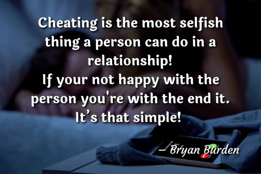 Quotes about not cheating in a relationship