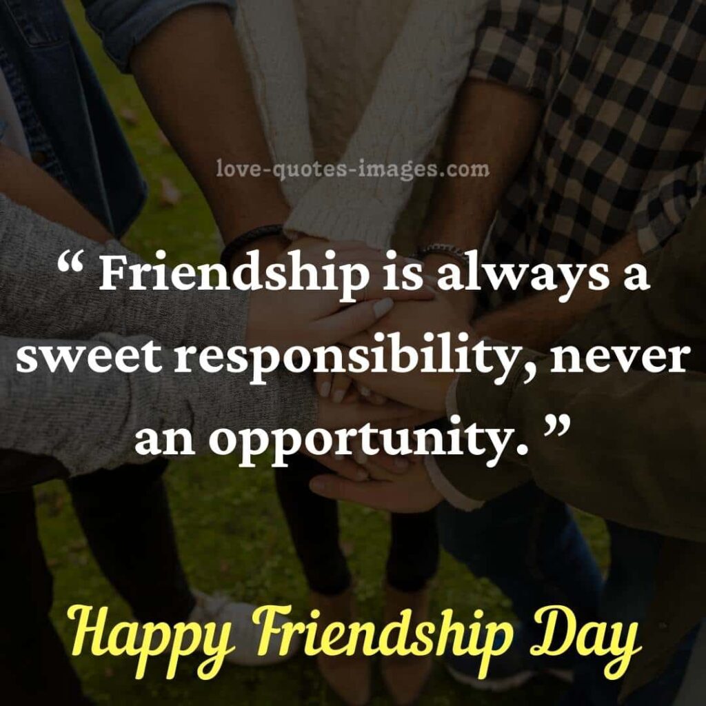 friendship day quotes in english