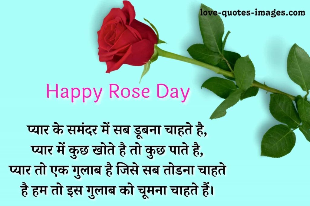 rose day status in hindi