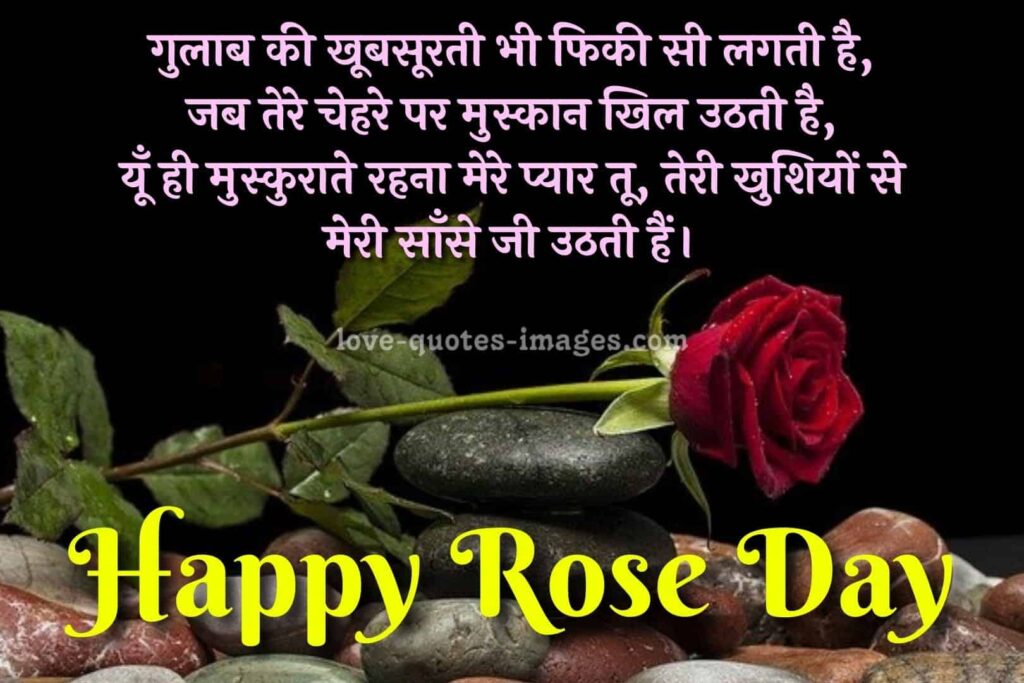rose day shayari in hindi for boyfriend