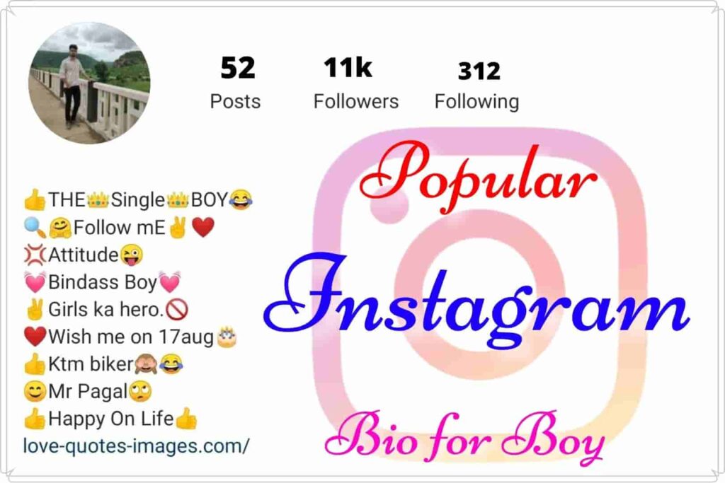 popular attitude bio for instagram for boy