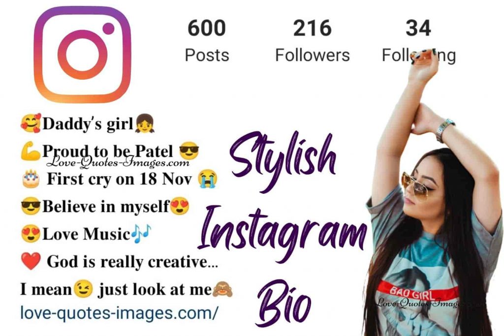 Instagram bio for girls