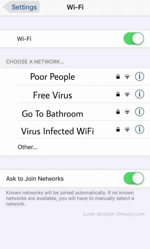 funny wifi names