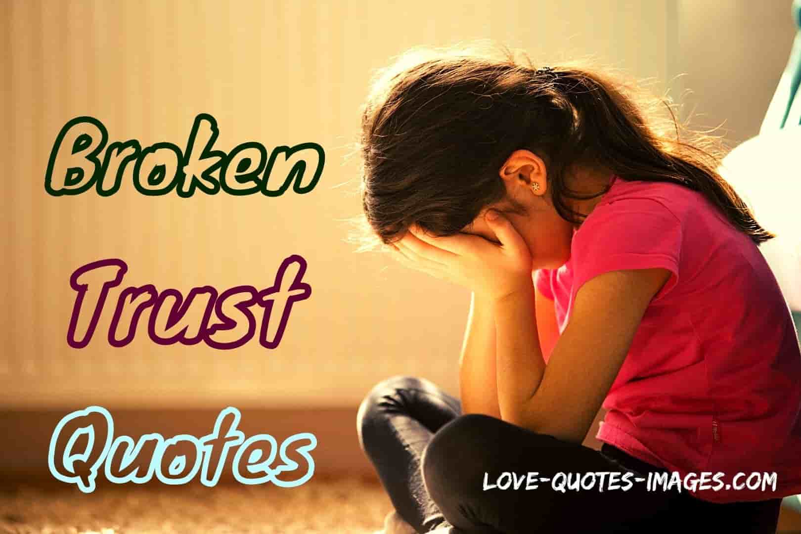 broken trust in love